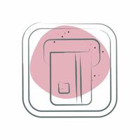 Icon ATM. related to Public symbol. Color Spot Style. design editable vector