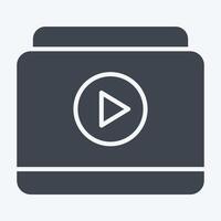 Icon Online . related to Hobbies symbol. glyph style. design editable vector