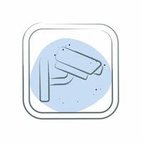Icon Cctv. related to Public symbol. Color Spot Style. design editable vector