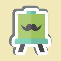 Sticker Circular. related to Hobbies symbol. design editable vector