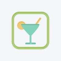 Icon Bar. related to Public symbol. flat style. design editable vector