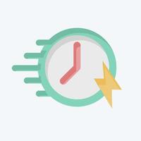 Icon Velocity. related to Speed symbol. flat style. design editable vector