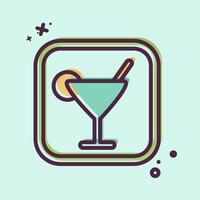 Icon Bar. related to Public symbol. MBE style. design editable vector