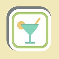 Sticker Bar. related to Public symbol. design editable vector