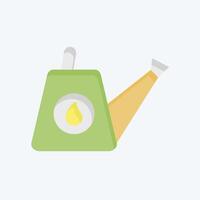 Icon Watering Can. related to Hobbies symbol. flat style. design editable vector