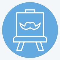 Icon Circular. related to Hobbies symbol. blue eyes style. design editable vector