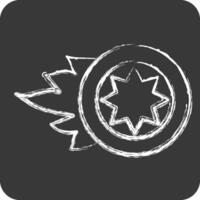 Icon Wheel. related to Speed symbol. chalk Style. design editable vector