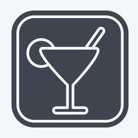 Icon Bar. related to Public symbol. glyph style. design editable vector