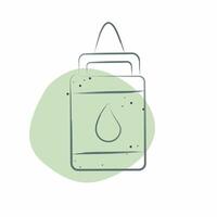 Icon Glue. related to Kindergarten symbol. Color Spot Style. design editable vector