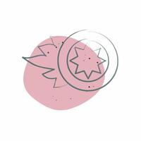 Icon Wheel. related to Speed symbol. Color Spot Style. design editable vector
