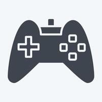 Icon Gamepad. related to Hobbies symbol. glyph style. design editable vector