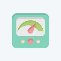 Icon Measure. related to Speed symbol. flat style. design editable vector