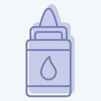 Icon Glue. related to Kindergarten symbol. two tone style. design editable vector