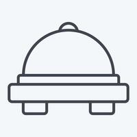 Icon Cooking. related to Hobbies symbol. line style. design editable vector