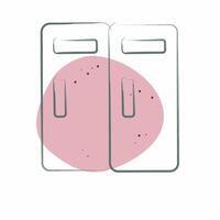 Icon Lockers. related to Kindergarten symbol. Color Spot Style. design editable vector