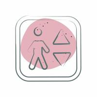 Icon Elevator. related to Public symbol. Color Spot Style. design editable vector