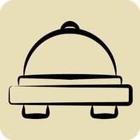 Icon Cooking. related to Hobbies symbol. hand drawn style. design editable vector