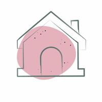Icon Address. related to Healthcare symbol. Color Spot Style. design editable vector