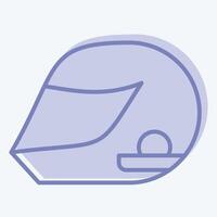 Icon Helmeticon. related to Hobbies symbol. two tone style. design editable vector