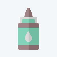 Icon Glue. related to Kindergarten symbol. flat style. design editable vector
