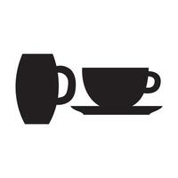 Coffee cup, icon. Element of simple icon for websites, web design, mobile app, infographics. Thick line icon for website design and development, app development vector