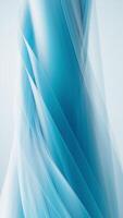 Flowing twisted blue cloth background, 3d rendering video
