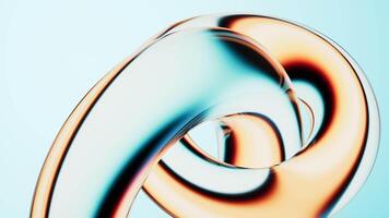 Abstract colorful gradient glass background with smooth transitions of color video