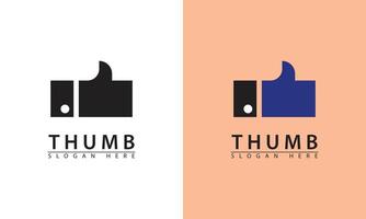 Thumbs Up flat icon. Illustration isolated on background. sign symbol vector