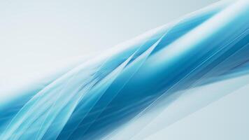 Flowing twist blue cloth background, 3d rendering. video