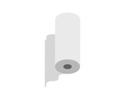 Clean, minimalist illustration of a roll of paper or film. Perfect for website banners, packaging design, or to represent concepts of manufacturing, supply, or production. vector