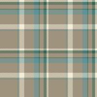 American tartan seamless check, calm plaid texture textile. Striped fabric pattern background in pastel and light colors. vector