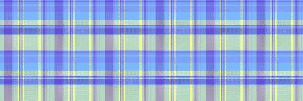 Famous background fabric textile, multi texture check. Fibrous pattern plaid seamless tartan in blue and lime colors. vector
