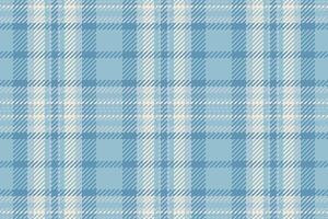 Femininity plaid seamless tartan, mesh background textile. Easter fabric texture pattern check in light and cyan colors. vector
