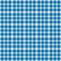 Sketching textile tartan texture, minimalist check background pattern. Thread fabric plaid seamless in cyan and white colors. vector