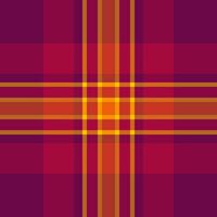 Abstract background tartan, painting fabric textile texture. Couch plaid seamless check pattern in pink and red colors. vector