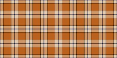Small pattern check, net background fabric seamless. December textile tartan plaid texture in orange and pastel colors. vector