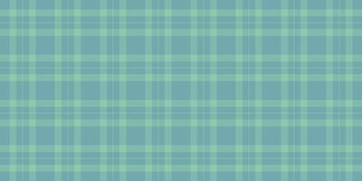 Small textile check , towel texture fabric pattern. Customizable background seamless plaid tartan in pastel and cyan colors. vector