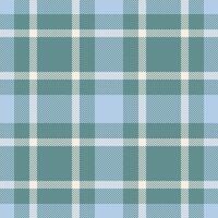 Elegant tartan texture , stroke fabric seamless pattern. Elementary check background plaid textile in cyan and light colors. vector