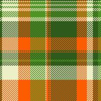 Royalty fabric tartan, winter plaid texture background. Worn check pattern textile seamless in green and bright colors. vector