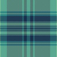 Poster textile texture plaid, pajamas background check pattern. Hipster seamless fabric tartan in green and cyan colors. vector