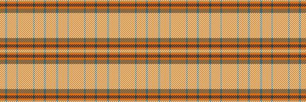Mosaic check pattern seamless, father texture plaid. Old-fashioned fabric tartan textile background in orange and light colors. vector