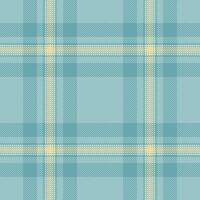 Elegant teal and beige plaid pattern. Perfect for textile design, website backgrounds, or stationery. Subtle texture adds visual interest. vector