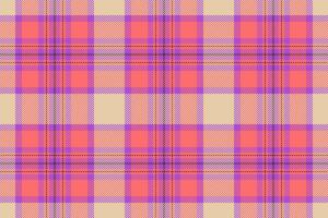 Net seamless pattern background, flannel texture textile . Mat check plaid tartan fabric in red and purple colors. vector