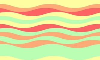 Vibrant pastel wave pattern background. Perfect for websites, social media, presentations, or any design needing a cheerful, modern aesthetic. Download now for your next project vector