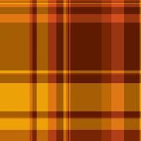 Warm autumnal plaid pattern in rich gold, brown, and orange hues. Perfect for fallthemed designs, textile prints, website backgrounds, or wrapping paper. vector