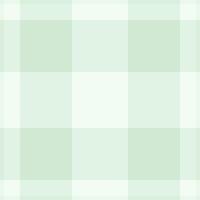 Soft pastel green and white gingham check pattern. Perfect for backgrounds, textiles, or website design. Clean, simple, and versatile for various projects. vector