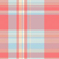 Lined pattern fabric plaid, underwear tartan textile. Wine seamless check texture background in red and light colors. vector