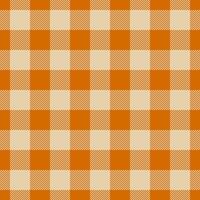 Holiday fabric seamless tartan, graphic texture textile background. Age check plaid pattern in orange and light colors. vector
