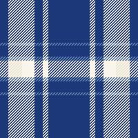 Stylish navy blue and cream diagonal plaid pattern. Perfect for textile designs, website backgrounds, or packaging. Clean, modern, and versatile. Ideal for fall and winter projects. vector