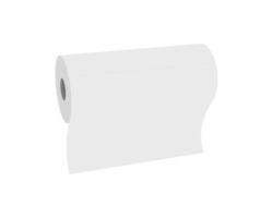 Clean, minimalist illustration of a paper towel roll. Perfect for websites, blogs, or packaging design needing a simple, clean aesthetic. vector
